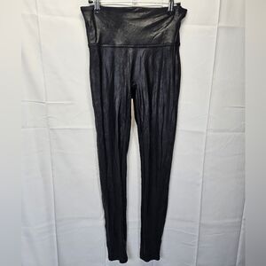 Spanx Black High Rise Leggings Sz M